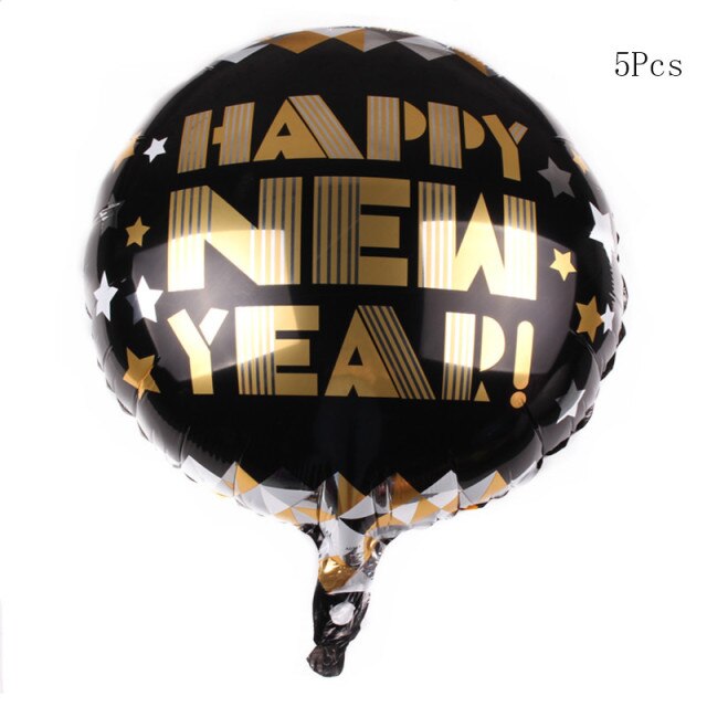 Qfdian Happy New Year Banner Decoration Glasses Photo Props New Year's Eve Decorations Supplies XW11