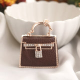 qfdian Fashion Popular Custom Creative Leather Mini Bag Keychain Automobile Hanging Ornament Small Gift Generation