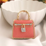 qfdian Fashion Popular Custom Creative Leather Mini Bag Keychain Automobile Hanging Ornament Small Gift Generation