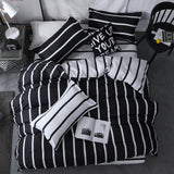 Qfdian Cozy apartment aesthetic Solstice Home Textile Girl Kids Bedding Set Honey Peach Pink Duvet Cover Sheet Pillowcase Woman Adult Beds Sheet King Queen Full