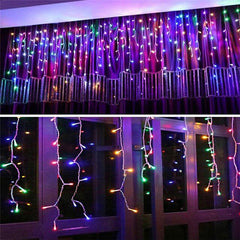 qfdian 3-20M outdoor garland christmas and new year festoon lamps for decor garden yard house steady on warm white luces led decoración