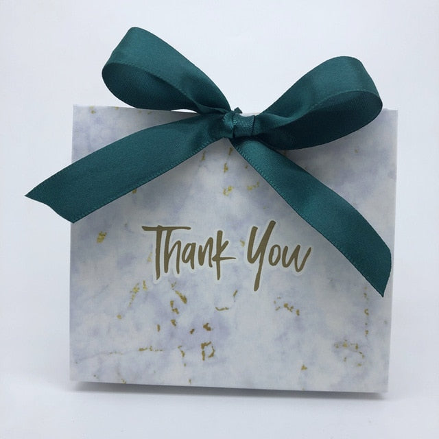 Qfdian Party gifts hot sale new New Creative Mini Grey Marble Gift Bag Box for Party Baby Shower Paper Chocolate Boxes Package/Wedding Favours candy Boxes