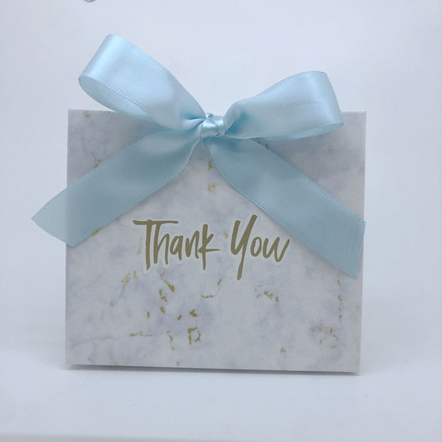 Qfdian Party gifts hot sale new New Creative Mini Grey Marble Gift Bag Box for Party Baby Shower Paper Chocolate Boxes Package/Wedding Favours candy Boxes