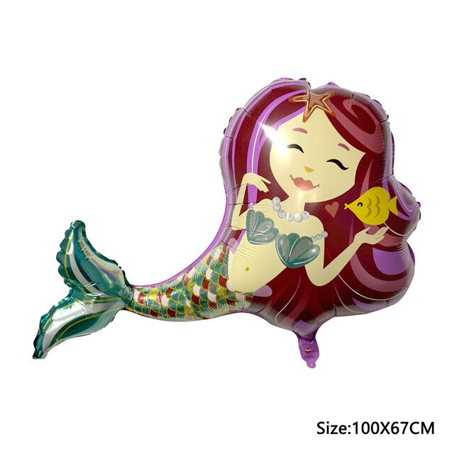 Qfdian Party gifts Party decoration hot sale new Mermaid Party Little Mermaid Decoration DIY Felt Table Centerpiece Under the Sea Girl Birthday Party Supplies Baby Shower decor