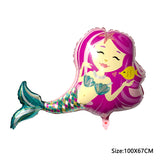 Qfdian Party gifts Party decoration hot sale new Mermaid Party Little Mermaid Decoration DIY Felt Table Centerpiece Under the Sea Girl Birthday Party Supplies Baby Shower decor