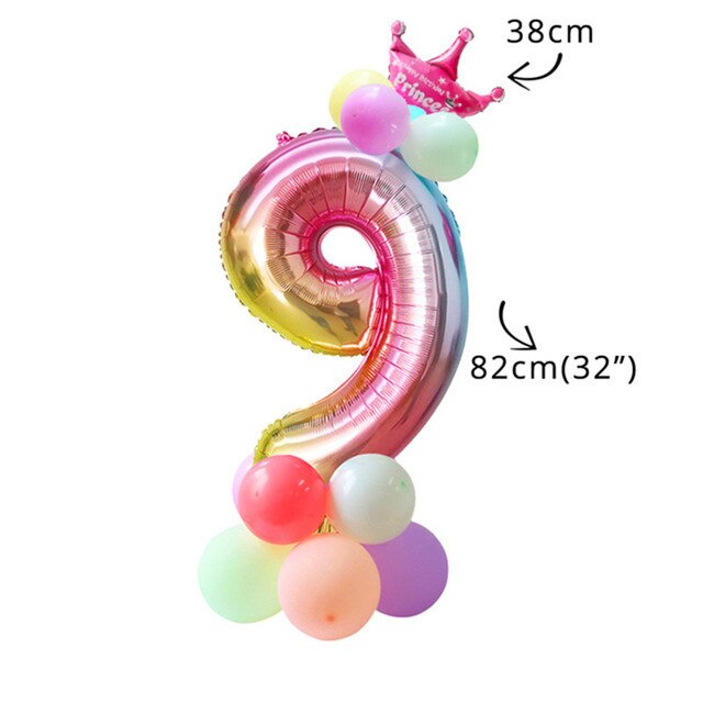 QFDIAN Unicorn Birthday Party Decors Disposable Tableware Kit Unicorn Balloons Unicornio Decoration Baby Shower Girl 1 2 Birthday Party