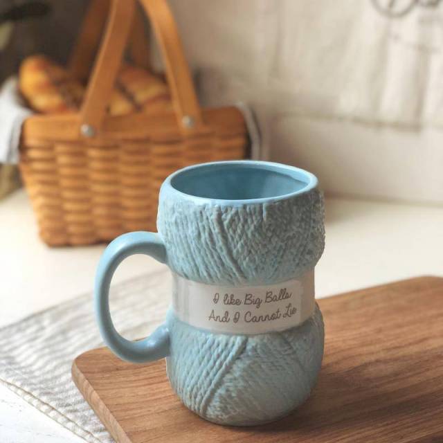 Qfdian Party gifts Party decoration hot sale new Creative Colorful Wool Ceramics Mugs coffee mug Milk Tea office Cups Drinkware the Best birthday Gift