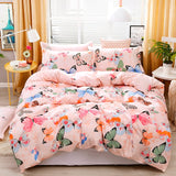 Qfdian Cozy apartment aesthetic Solstice Home Textile Black Lattice Duvet Cover Pillowcase Bed Sheet Simple Boy Girls Bedding Sets Single Twin Double Cover Beds