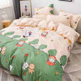 Qfdian Cozy apartment aesthetic Luxury Duvet Cover Set 200x220 Sets Full Bed Sheets Euro Bedding Set King Queen Size Bedroom Plaids and Covers For Home