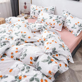 Qfdian Cozy apartment aesthetic Luxury Duvet Cover Set 200x220 Sets Full Bed Sheets Euro Bedding Set King Queen Size Bedroom Plaids and Covers For Home