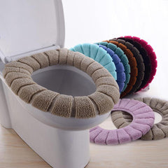 Soft Washable Toilet Seat Cover Mat Pad Cushion Easy use Warm Comfortable Toilet tool Home Bathroom Toilet Cleaning Accessories