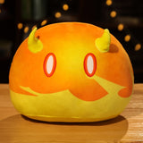 Qfdian Hot Game Genshin Impact Plush Pillow Slime Plushie Toys Gifts for Kids 7 Styles Genshin Impact Elemental Slime Plush Pillow