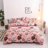 Qfdian Cozy apartment aesthetic Luxury Duvet Cover Set 200x220 Sets Full Bed Sheets Euro Bedding Set King Queen Size Bedroom Plaids and Covers For Home