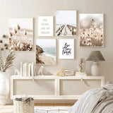 Flower Grass Scenery Picture Home Decor Wall Art Canvas Painting Nordic Nature Landscape Poster and Print for Living Room Design