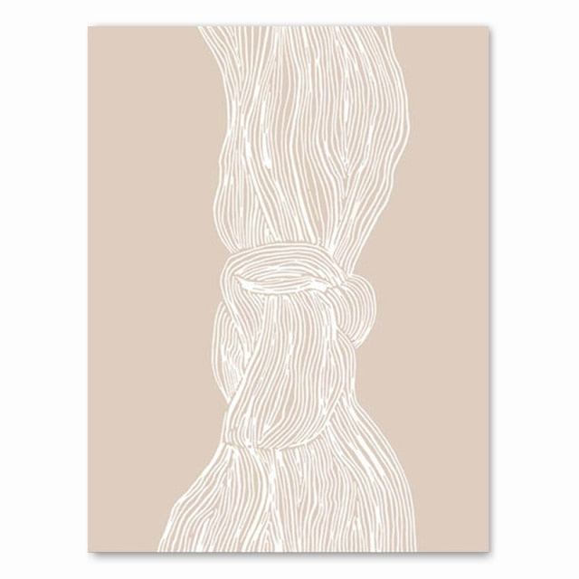 Qfdian Cozy apartment aesthetic valentines day decoration Abstract Line Canvas Black White Wall Art Minimalist Print Painting Nordic Poster Woman Body Picture Modern Living Room Decor