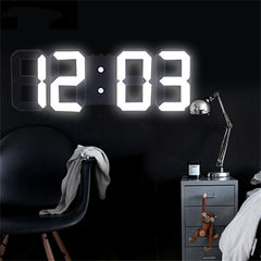 Qfdian Living room remodel Anpro 3D Large LED Digital Wall Clock Date Time Celsius Nightlight Display Table Desktop Clocks Alarm Clock From Living Room