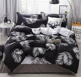 Qfdian Cozy apartment aesthetic Nordic Simple Bedding Set Adult Duvet Cover Sets Bedclothes Bed Linen Sheet Single Double Queen King size Qulit Covers 240/220