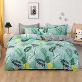 Qfdian Cozy apartment aesthetic Nordic Simple Bedding Set Adult Duvet Cover Sets Bedclothes Bed Linen Sheet Single Double Queen King size Qulit Covers 240/220