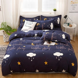 Qfdian Cozy apartment aesthetic Nordic Simple Bedding Set Adult Duvet Cover Sets Bedclothes Bed Linen Sheet Single Double Queen King size Qulit Covers 240/220