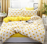 Qfdian Cozy apartment aesthetic Nordic Simple Bedding Set Adult Duvet Cover Sets Bedclothes Bed Linen Sheet Single Double Queen King size Qulit Covers 240/220