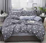 Qfdian Cozy apartment aesthetic Nordic Simple Bedding Set Adult Duvet Cover Sets Bedclothes Bed Linen Sheet Single Double Queen King size Qulit Covers 240/220
