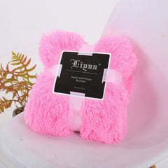 Qfdian Cozy apartment aesthetic Super Soft Fuzzy Fur Faux Elegant Cozy With Fluffy Throw Blanket Bed Sofa Bedspread Long Shaggy Soft Warm Bedding Sheet Large