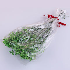 Qfdian New Year's gift Mini Gypsophila Dried Flowers Natural Babysbreath Preserve Floral  Plant Bouquet Wedding Party Home Backdrop Decor DIY Craft