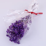 Qfdian New Year's gift Mini Gypsophila Dried Flowers Natural Babysbreath Preserve Floral  Plant Bouquet Wedding Party Home Backdrop Decor DIY Craft