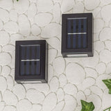 Qfdian Party decoration 2/6 LED Solar Lamp Outdoor Waterproof Street Lighting Wall Lamps Powerful Solar Powered Light for Garden Home Country Decoration