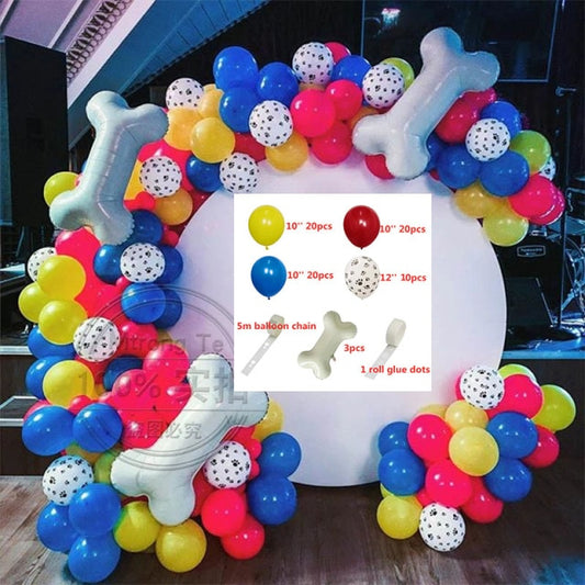 Qfdian Party decoration 79pcs/set Farm Party Decoration Balloon Garland Arch Kit Cow Animal Birthday Backdrop Latex Air Globos Baby Shower Kids Supplies