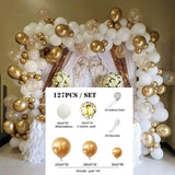 Qfdian Party decoration hot sale new Pink Balloon Garland Kit Wedding Decoration Chrome Rose Gold Balloon Arch Birthday Party Baby Shower Decoration
