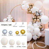 Qfdian Party decoration hot sale new Pink Balloon Garland Kit Wedding Decoration Chrome Rose Gold Balloon Arch Birthday Party Baby Shower Decoration
