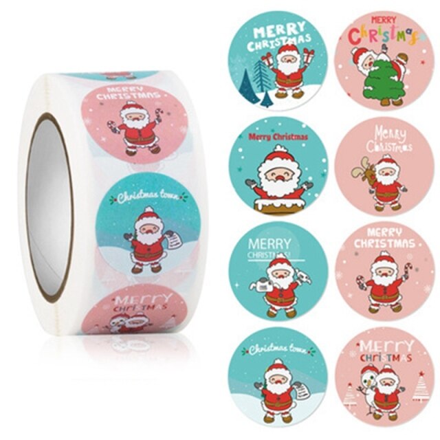 Qfdian Christmas Window Stickers Santa Claus Snowman Elk Stickers Mreey  Christmas Decoration For Home Xmas Wall Stickers Noel New