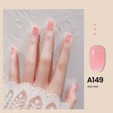 7.3ml Summer Pudding Gel Nail Polish Transparent Jelly Polish Top Coat Soak Off UV Gel Art Nail Varnish Semi Permanent