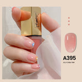 7.3ml Summer Pudding Gel Nail Polish Transparent Jelly Polish Top Coat Soak Off UV Gel Art Nail Varnish Semi Permanent