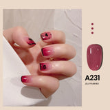 7.3ml Summer Pudding Gel Nail Polish Transparent Jelly Polish Top Coat Soak Off UV Gel Art Nail Varnish Semi Permanent