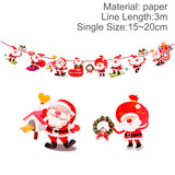 Qfdian Party decoration valentines day hot sale new Christmas Banner Garland Merry Christmas Decor for Home Navidad Noel Christmas Ornaments Xmas Decor New Year 2022