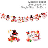 Qfdian Party decoration valentines day hot sale new Christmas Banner Garland Merry Christmas Decor for Home Navidad Noel Christmas Ornaments Xmas Decor New Year 2022