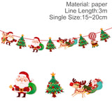 Qfdian Party decoration valentines day hot sale new Christmas Banner Garland Merry Christmas Decor for Home Navidad Noel Christmas Ornaments Xmas Decor New Year 2022
