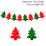 Qfdian Party decoration valentines day hot sale new Christmas Banner Garland Merry Christmas Decor for Home Navidad Noel Christmas Ornaments Xmas Decor New Year 2022