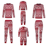 Qfdian Christmas Mommy and Me Xmas Clothes Tops+Pants Family Matching Pajamas Sets Father Mother Children & Baby's Sleepwear