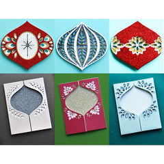 Qfdian New Christmas Easter Eggs Heart Layered Metal Cutting Dies For DIY Craft Making Card Paper Scrapbooking No Clear Stamps Set