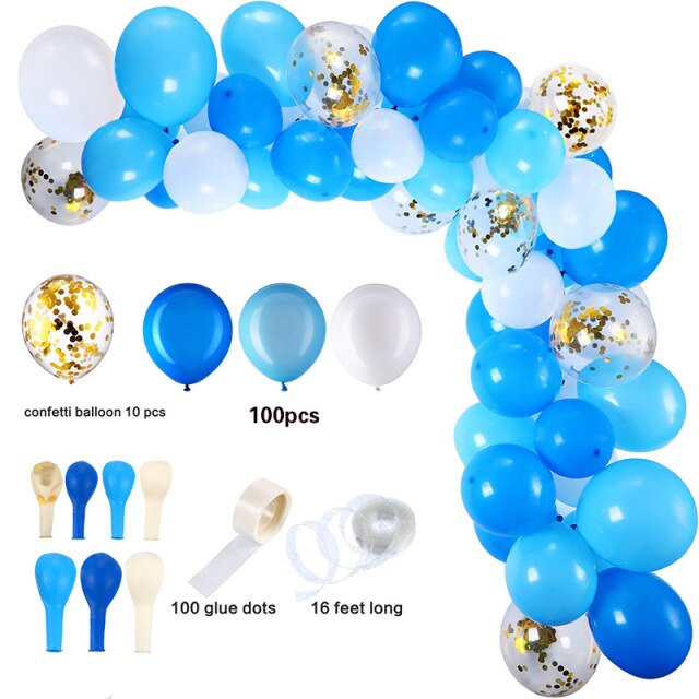 Qfdian 12ft Table Balloon Arch Kit For Birthday Party Wedding Graduation Christmas Decorations Baby Shower Bachelor Party Supplies