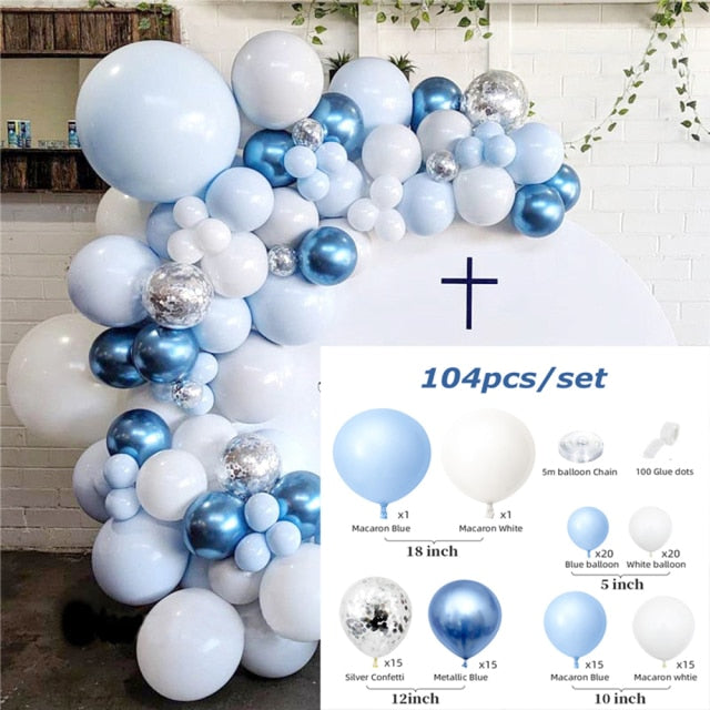 Qfdian Party decoration hot sale new 87/169Pcs Macaron Balloon Garland Arch Kit Christmas Wedding Birthday Balloon Party Decoration Baby Shower Balloon Arch Kit