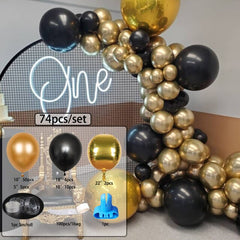 Qfdian New Year Eve 2022 Decor Balloons Arch Kit Party Decorations Balloons Gold Silver Backdrop Decoration Supplies Latex Globos