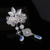 Qfdian 1pc Rabbit Hairpin Tassels Hairpin Cute Girl Daily Cos Props Vintage Barrettes Cosplay Kimono Hanfu Handwork Hair Accessories