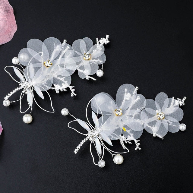 Qfdian gifts for women hot sale new Hair Clip Hanfu Hair Stick Bun Dragonfly Hairpins Retro Hair Accessories for Women U-shaped Hair Forks Tassel Duckbill Clip