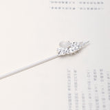 Qfdian Chinese Vintage Style Hairpin Sticks Women Chinese Traditional Hair Pins Long Ancient Dress Accessories Hanfu Casual Collocation