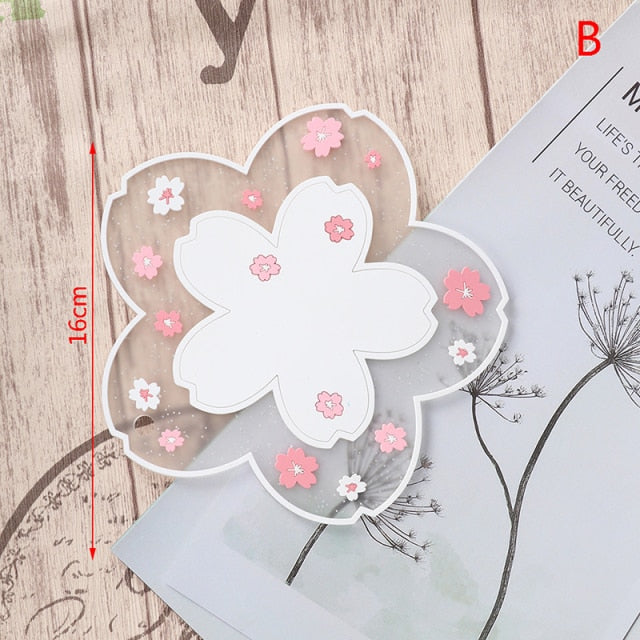 Qfdian  Christmas 1 Piece Japanese Cherry Insulated Dining Table Mat Non Slip Coaster Non Slip Coaster Kitchen Accessories Christmas Decoration