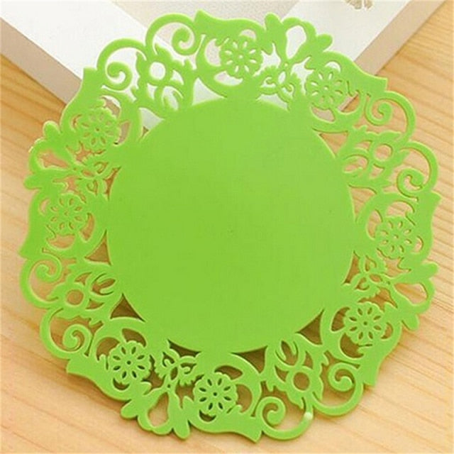 Qfdian  Christmas 1 Piece Japanese Cherry Insulated Dining Table Mat Non Slip Coaster Non Slip Coaster Kitchen Accessories Christmas Decoration